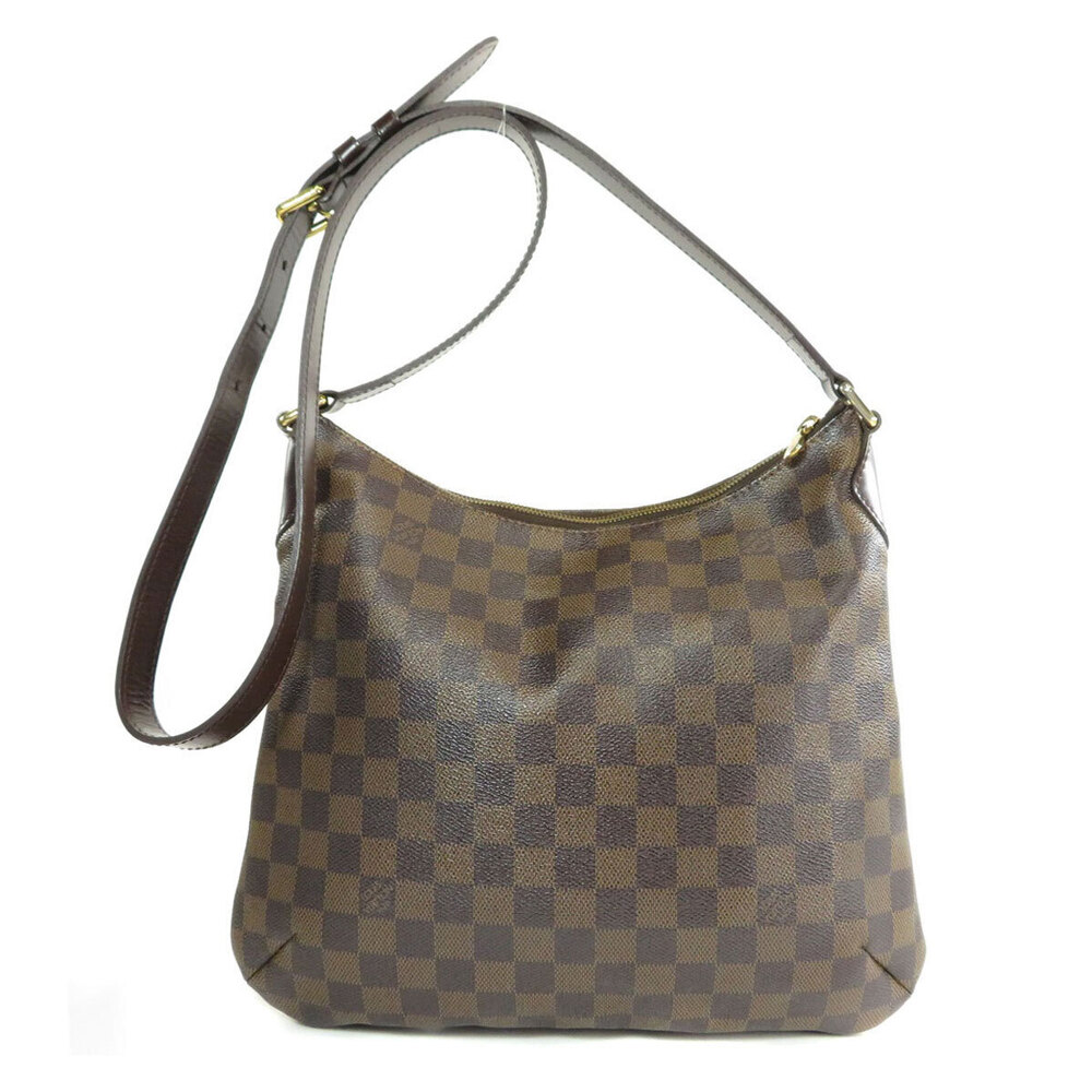 Louis Vuitton Shoulder Bag Canvas Bloomsbury Damier Brown